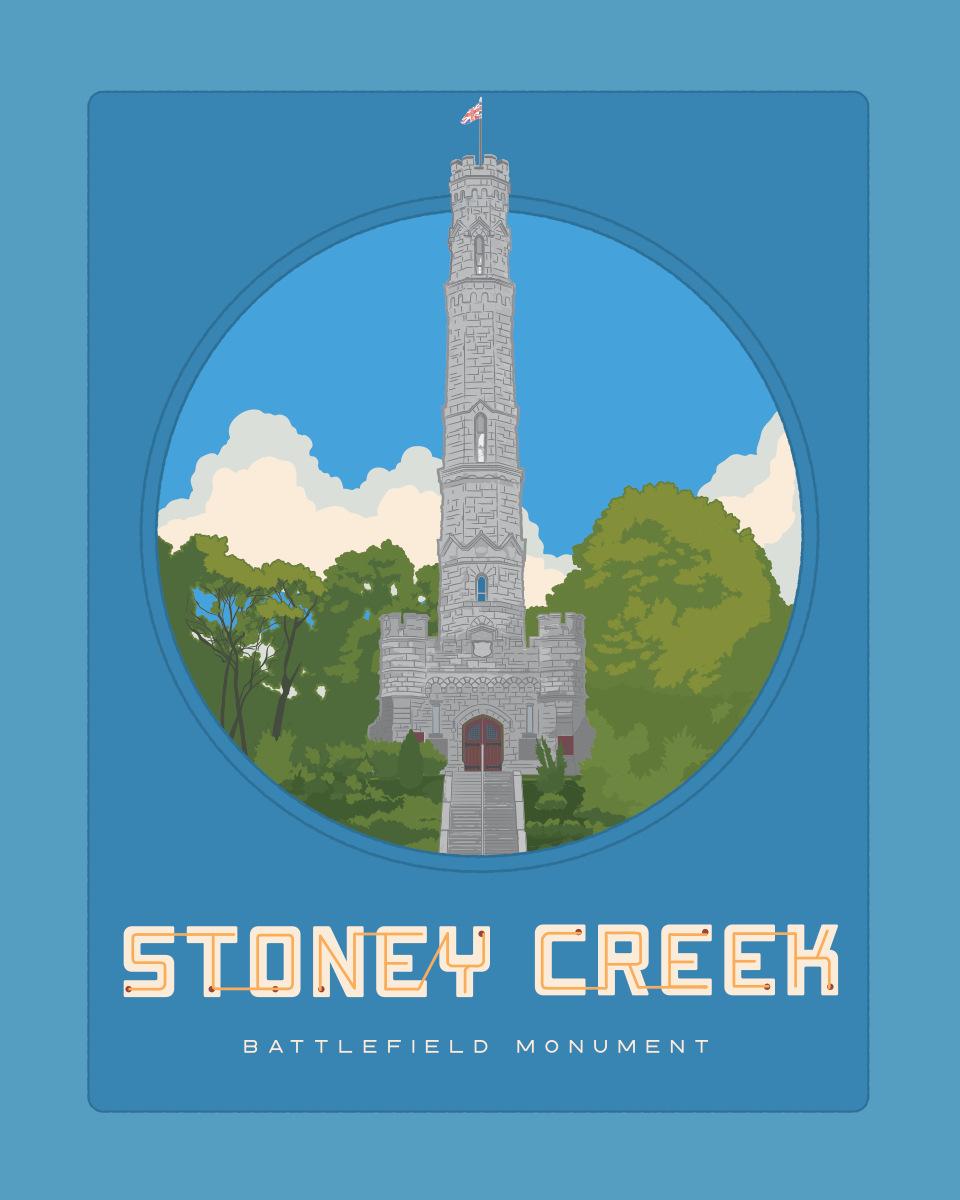 Battlefield Monument Illustration