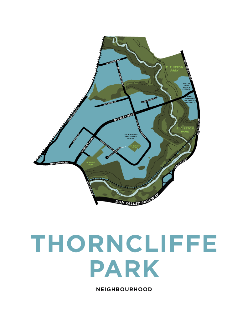 Thorncliffe Park Neighbourhood Map