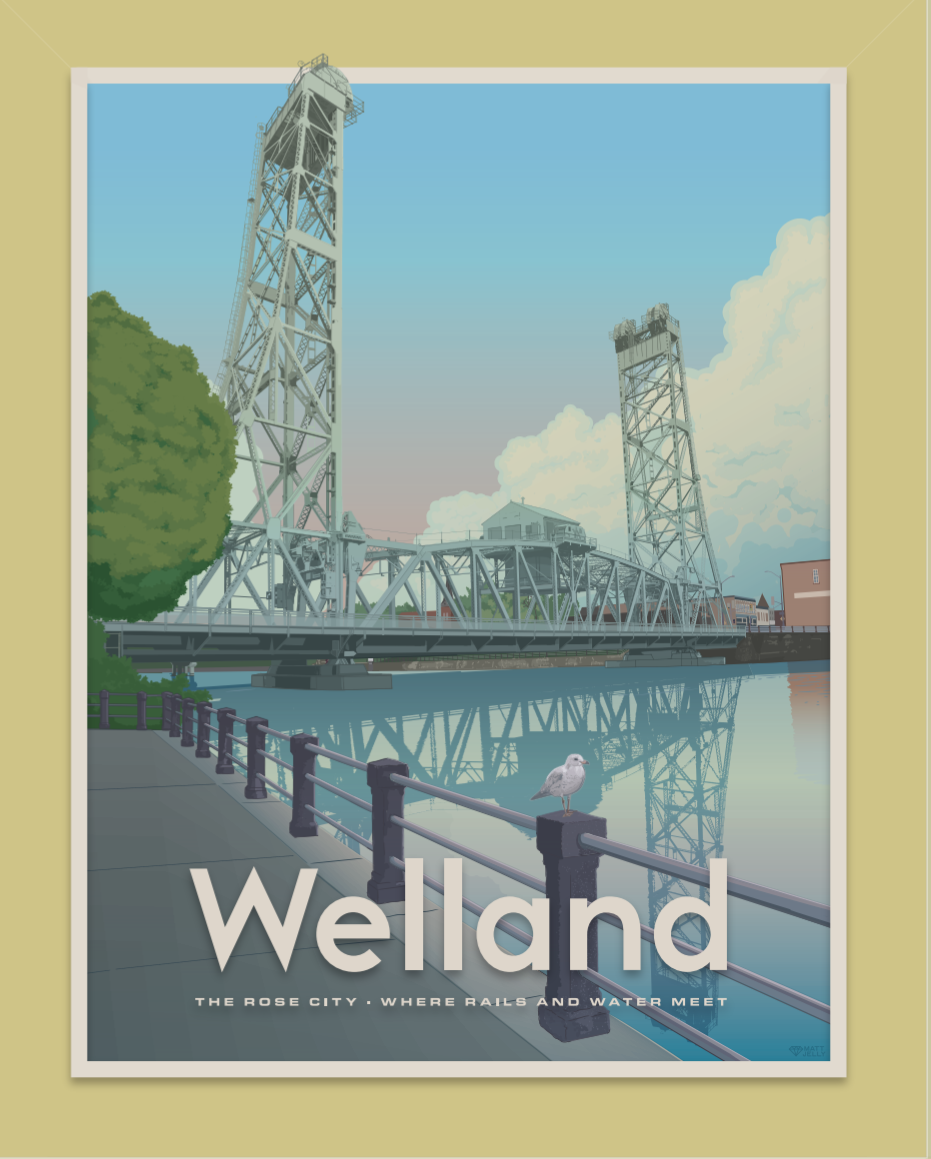 Welland Canal Bridge 13 Print