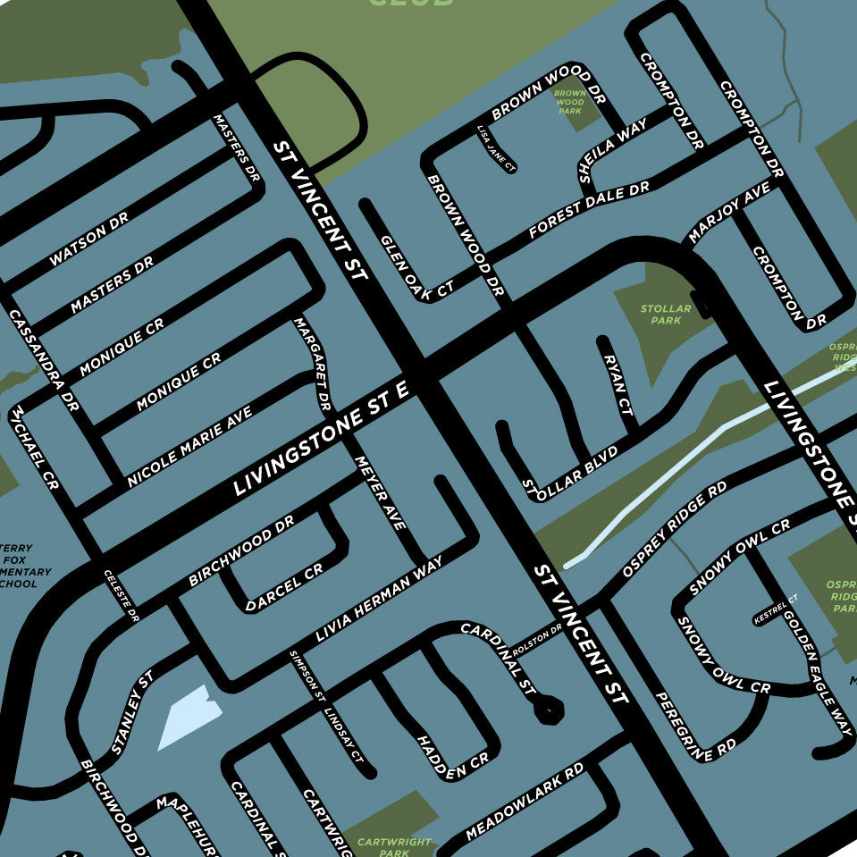 North Barrie Neighbourhood Map