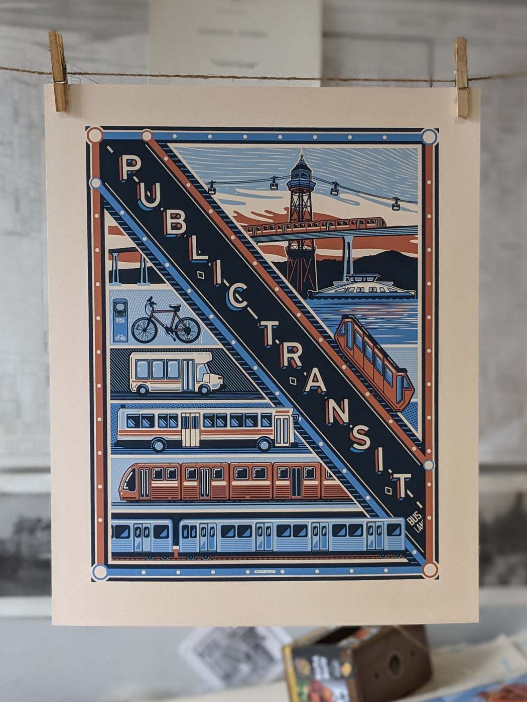 Public Transit Print