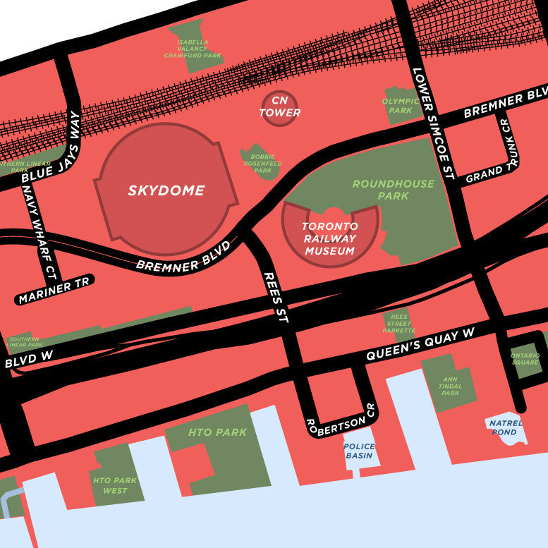 Queen's Quay West Neighbourhood Map