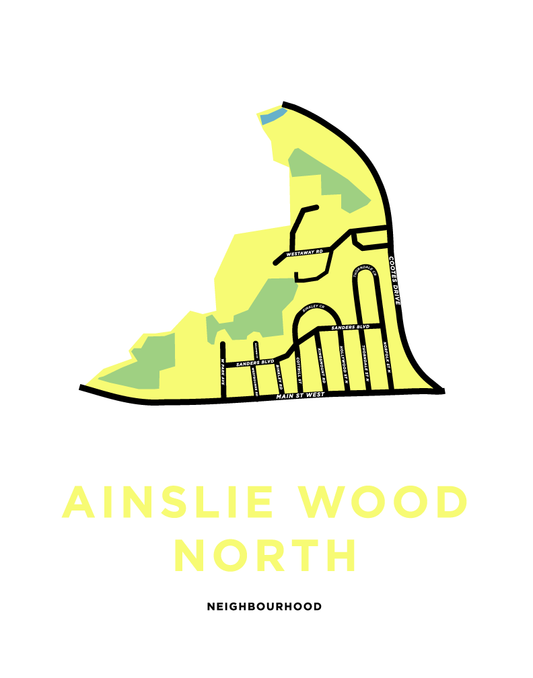 Ainslie Wood North Neighbourhood Map