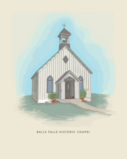 Ball's Falls Historic Chapel Print