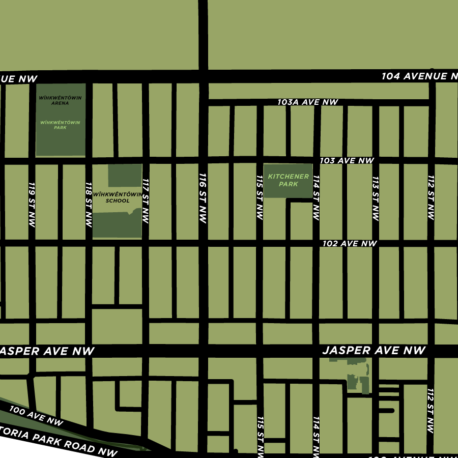 Wîhkwêntôwin Neighbourhood Map Print