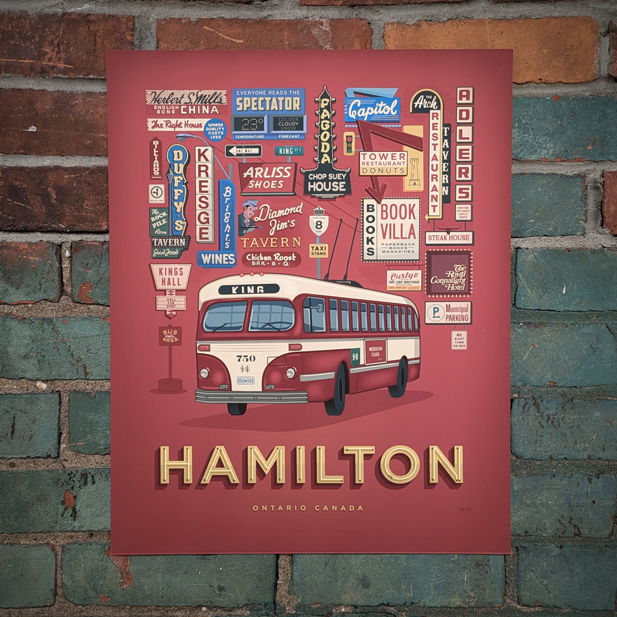 King Street East Hamilton Ontario Print