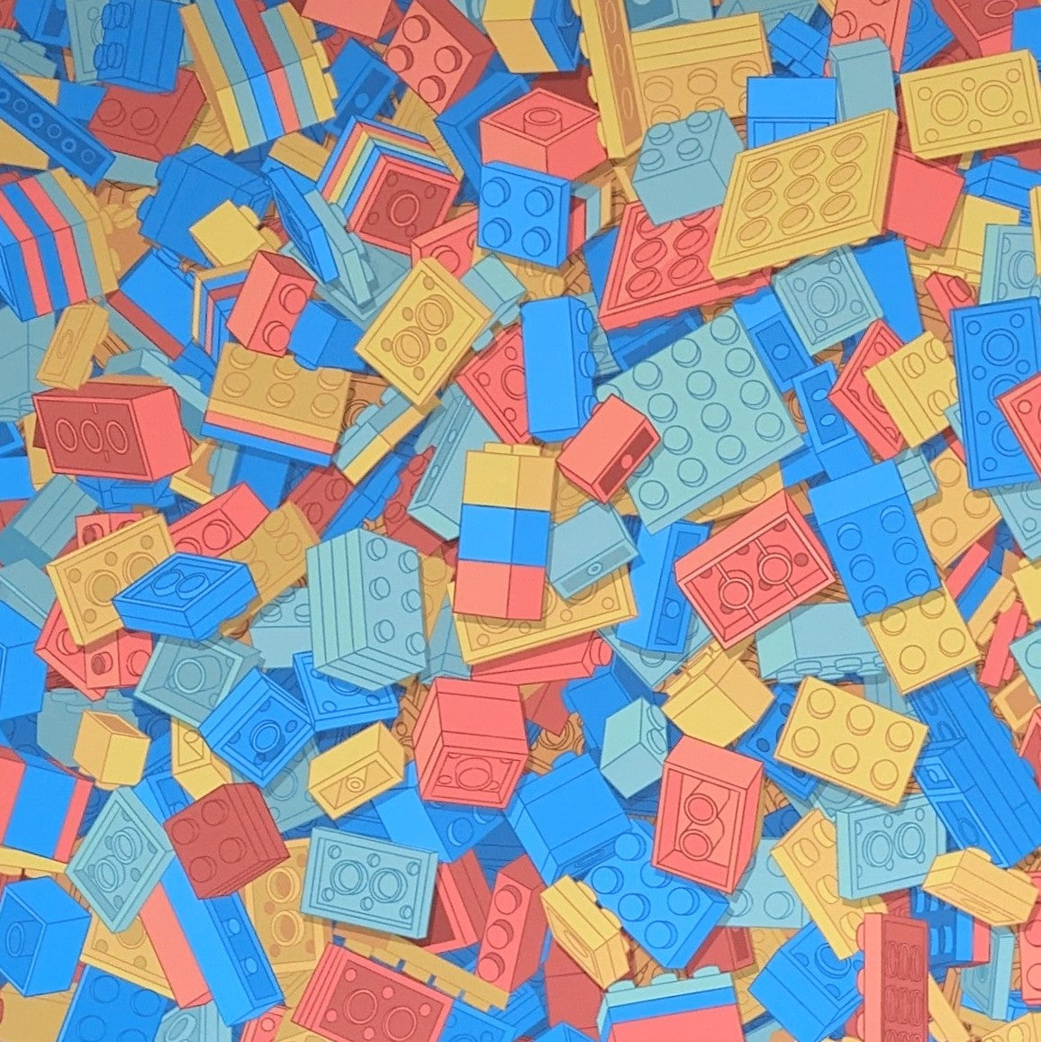 Unspecified Danish Toy Bricks Print