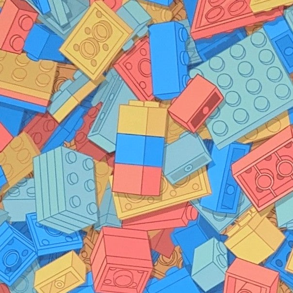 Unspecified Danish Toy Bricks Print