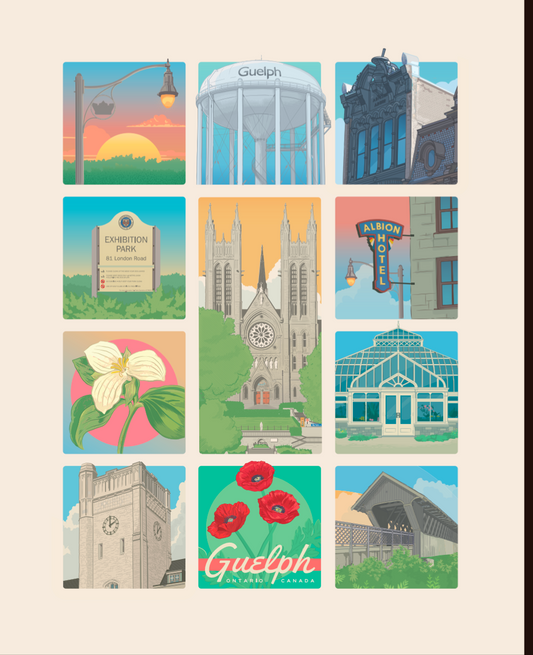 Guelph Grid Print