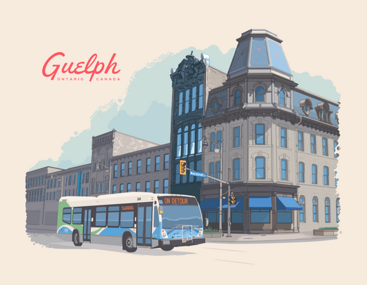 Downtown Guelph Print