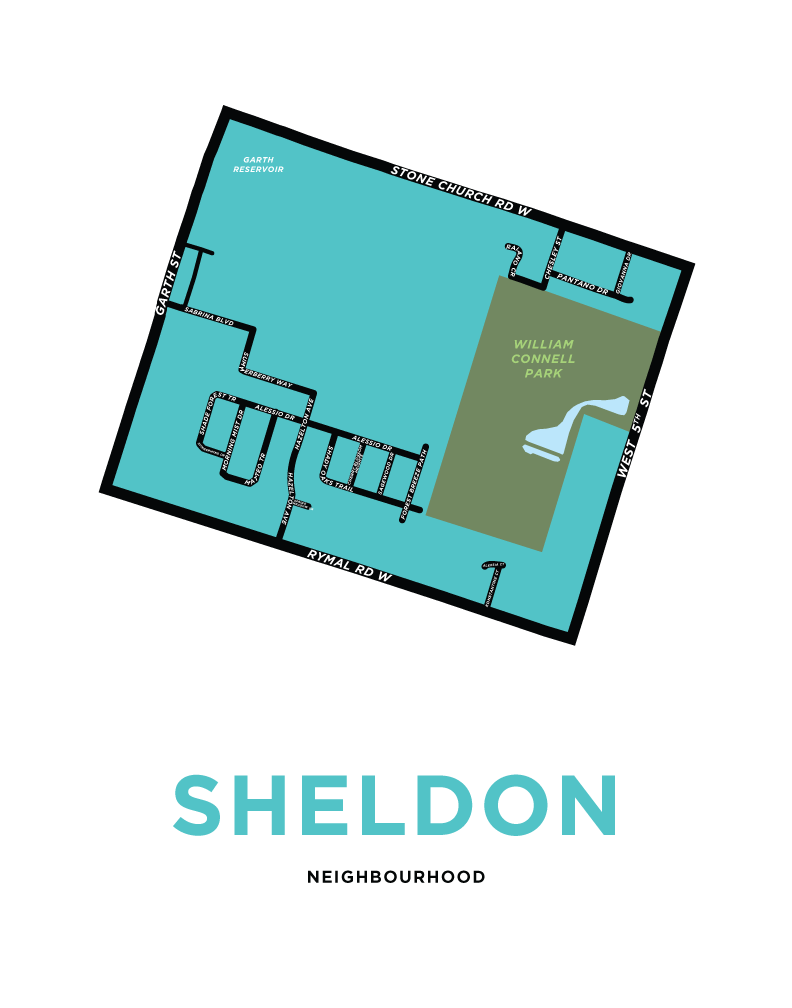 Sheldon Neighbourhood Map