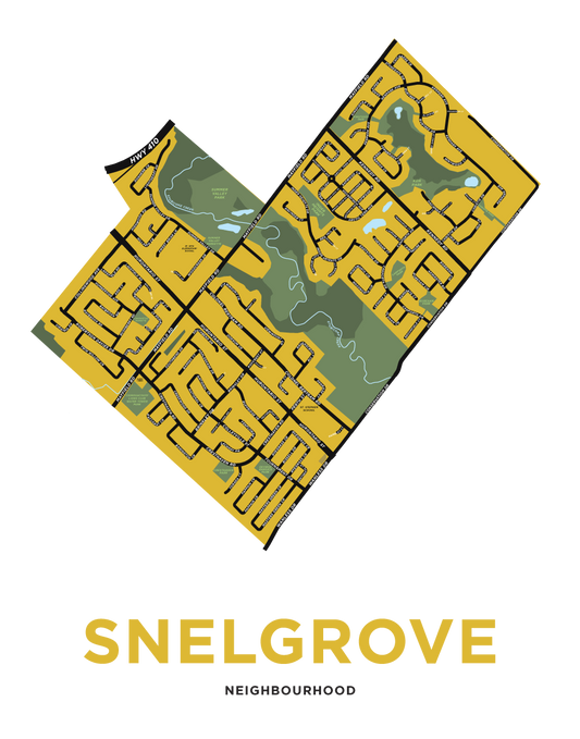 Snelgrove Neighbourhood Map Print