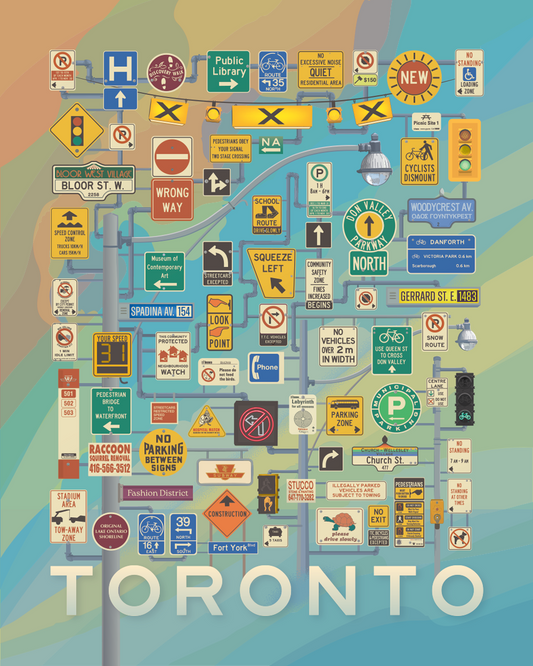 Toronto Signs Print