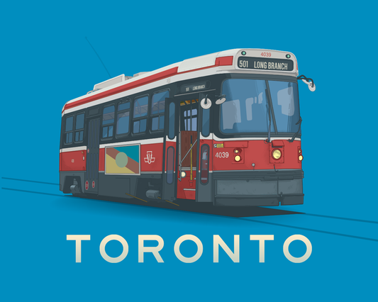 TTC CLRV Streetcar Print