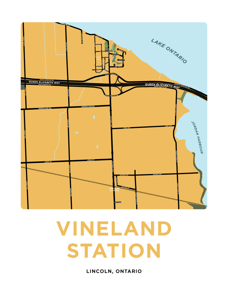 Vineland Station Map Print