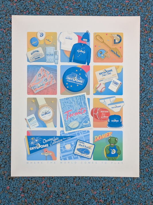 Skydome Fan Club '89 Print