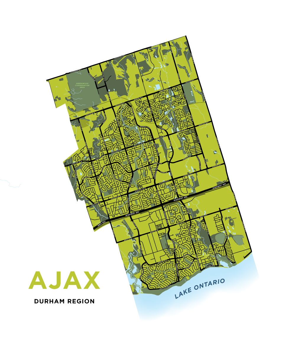 Ajax - Full Town Map Print