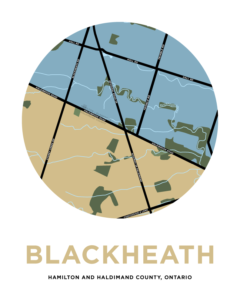 Blackheath Map Print