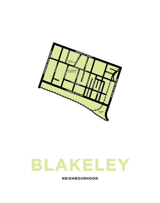 Blakeley Neighbourhood Map