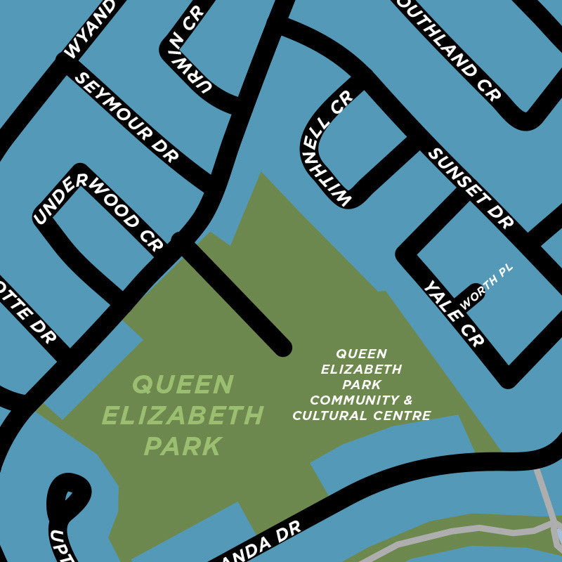 Bronte Station Neighbourhood Map (Oakville)