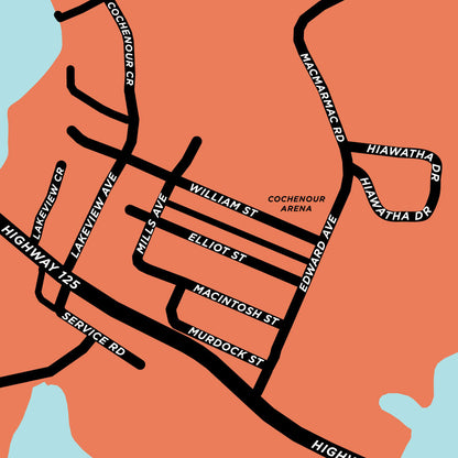 Cochenour Map Print (Kenora District)