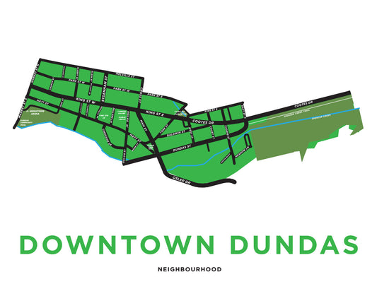 Downtown Dundas Map - Preview