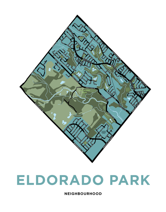 Eldorado Neighbourhood Map Print