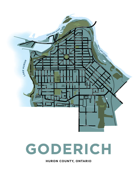 Goderich Map Print