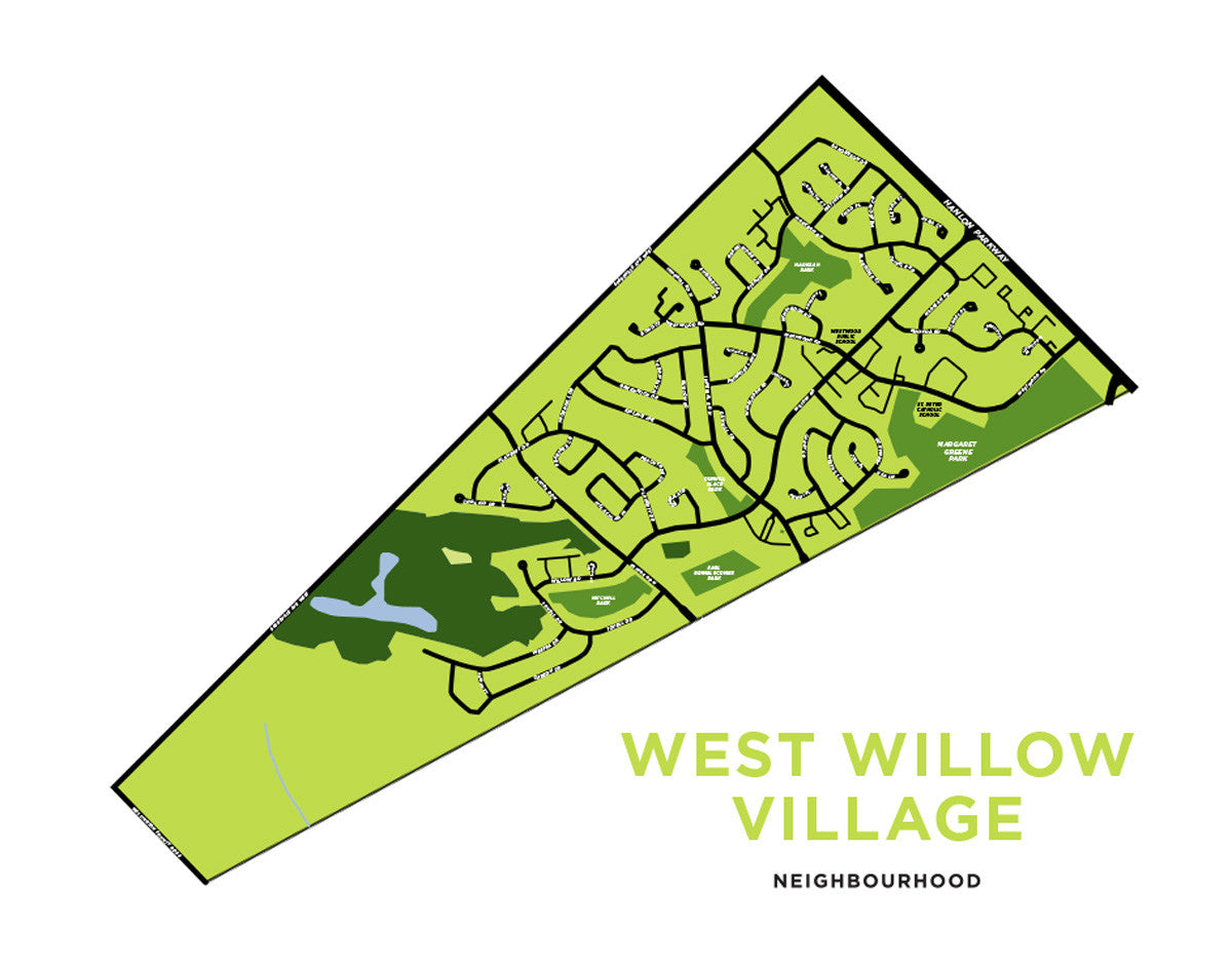 West Willow Village Neighbourhood Map