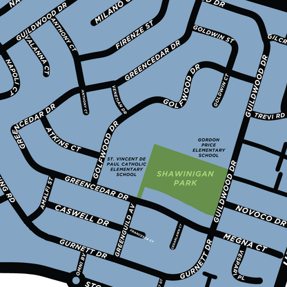 Gurnett Neighbourhood Map