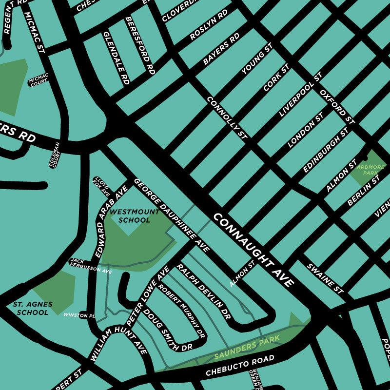 Halifax - West End Neighbourhood Map