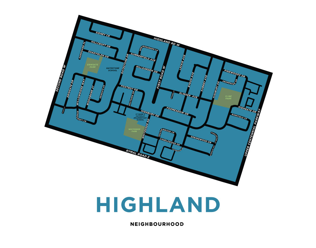 Highland Neighbourhood Map