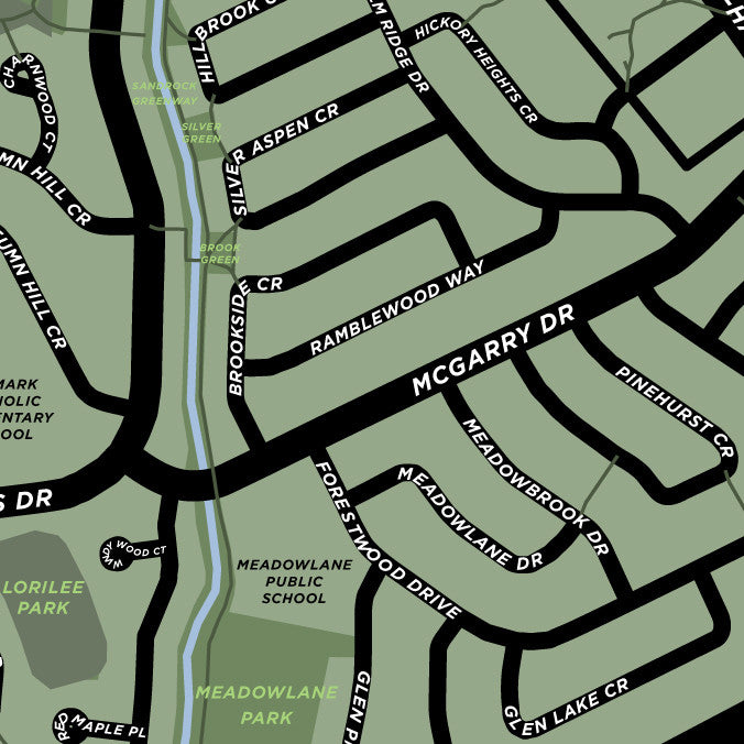 Forest Heights Neighbourhood Map (Kitchener)