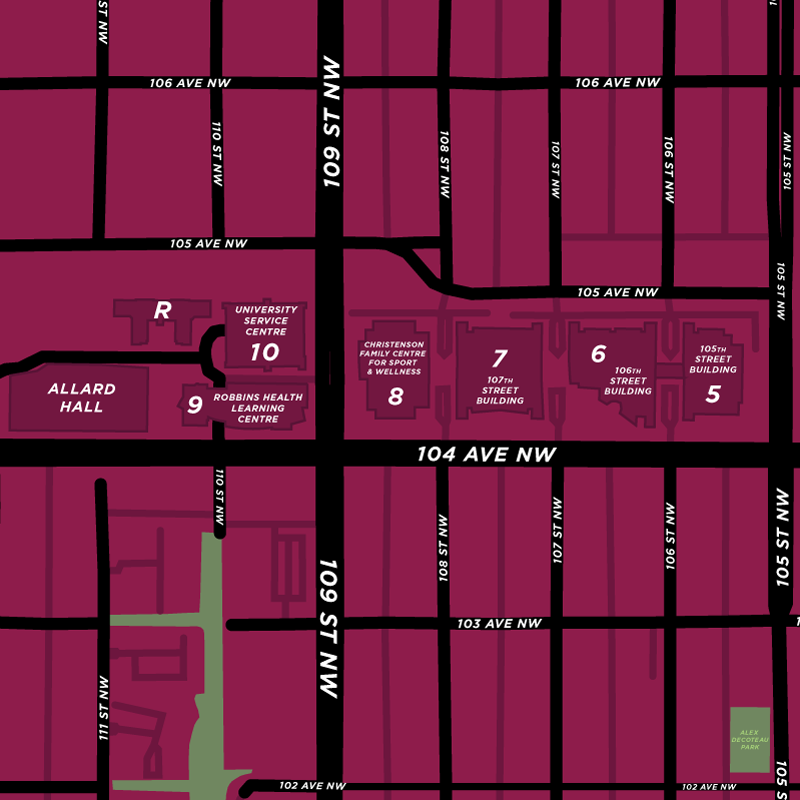 MacEwan University Campus Map Print