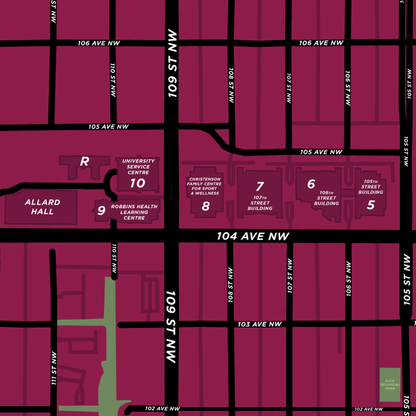 MacEwan University Campus Map Print