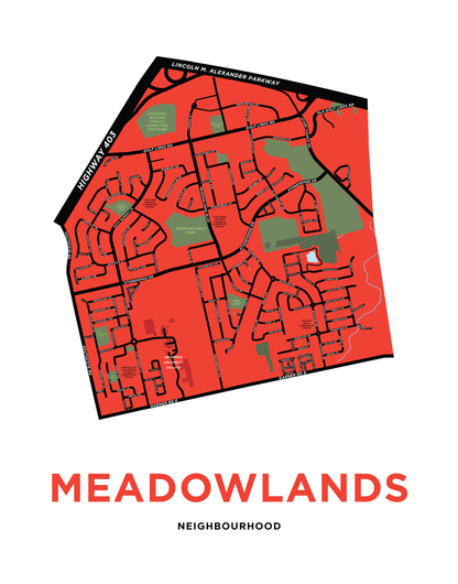 Meadowlands Neighbourhood Map