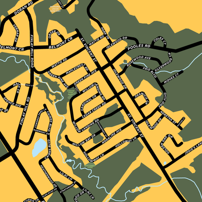 Midhurst Map Print