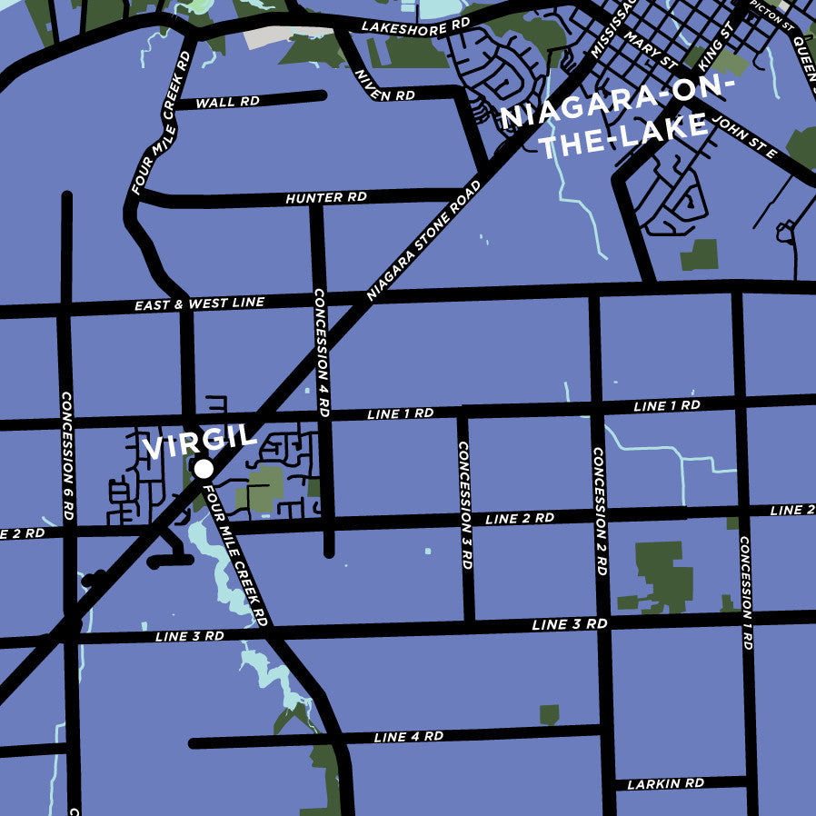 Niagara-On-The-Lake-Map Print (Full Municipality)