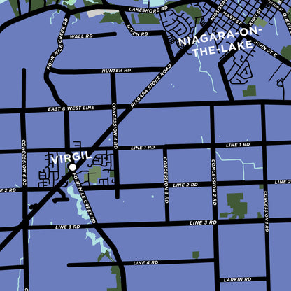 Niagara-On-The-Lake-Map Print (Full Municipality)