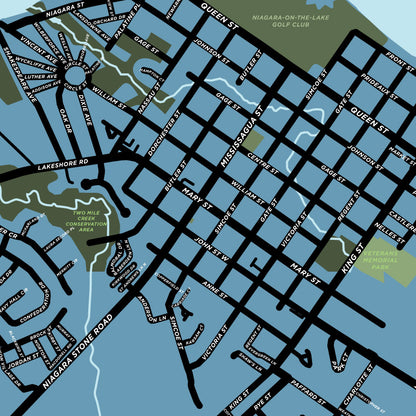 Niagara-On-The-Lake Map Print (Town)