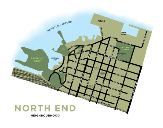 North End Neighbourhood Map