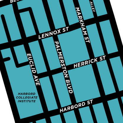 Palmerston Neighbourhood Map Print