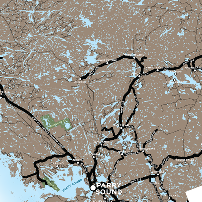 Parry Sound District Map Print