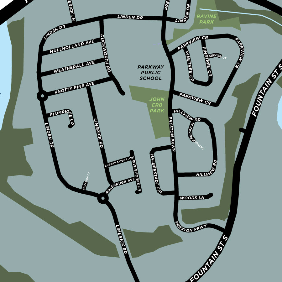 Preston Heights Neighbourhood Map