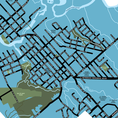 Renfrew Map Print