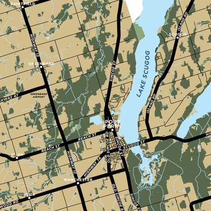 Scugog Township Map Print