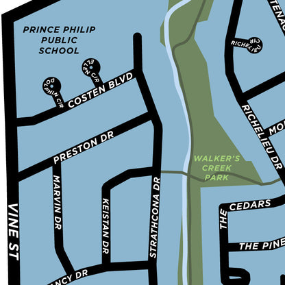Custom Map: St. Catharines - Walker's Creek