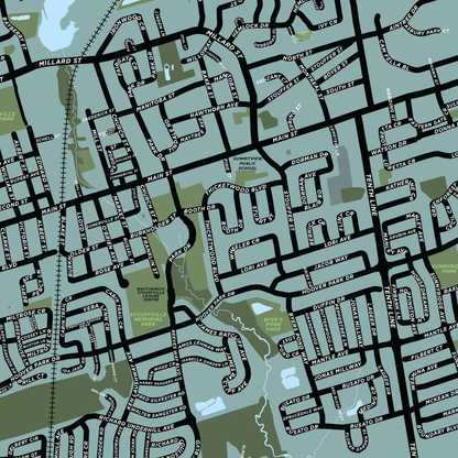 Stouffville Map Print