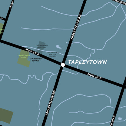 Tapleytown Map Print