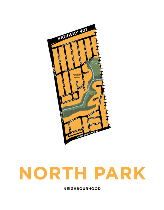 North Park Neighbourhood Map